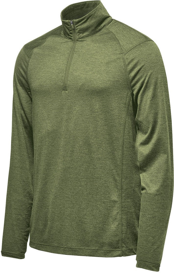 Stormtech Hxr-1 Men’s Milano 1/4 Zip Pullover - Sage Green Heather