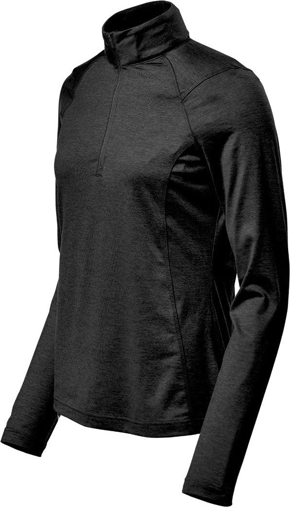 Stormtech Hxr-1w Women’s Milano 1/4 Zip Pullover - Black