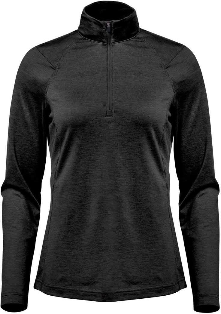 Stormtech Hxr-1w Women’s Milano 1/4 Zip Pullover - Black - Ladies Xs