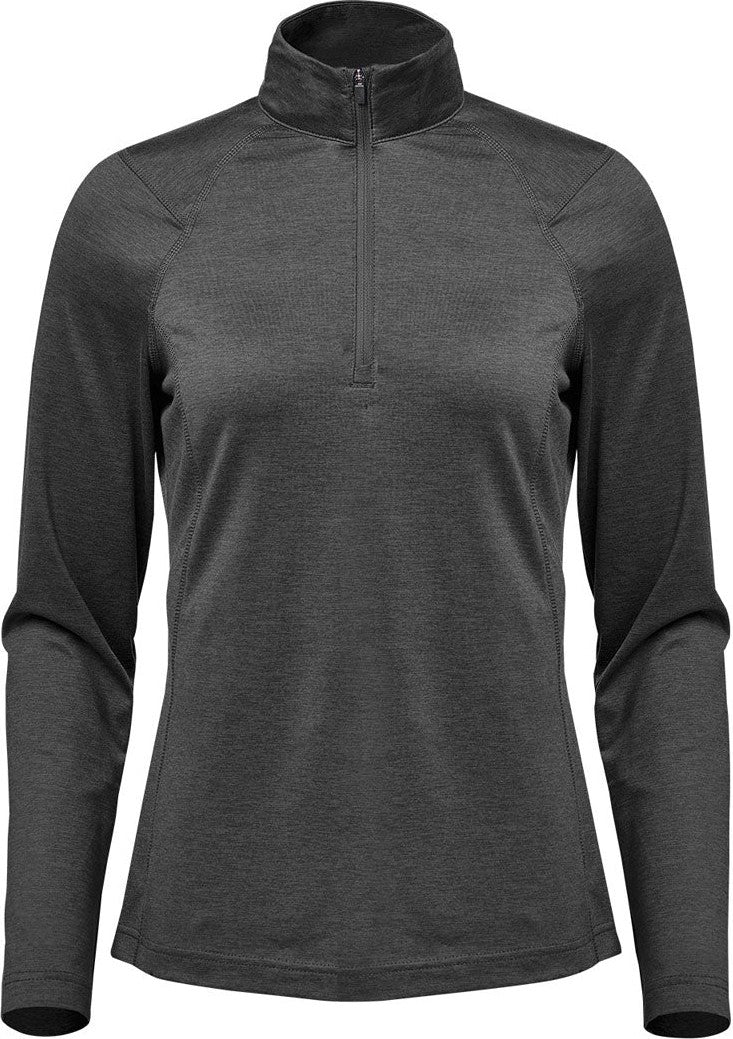 Stormtech Hxr-1w Women’s Milano 1/4 Zip Pullover - Charcoal Heather - Ladies Xs