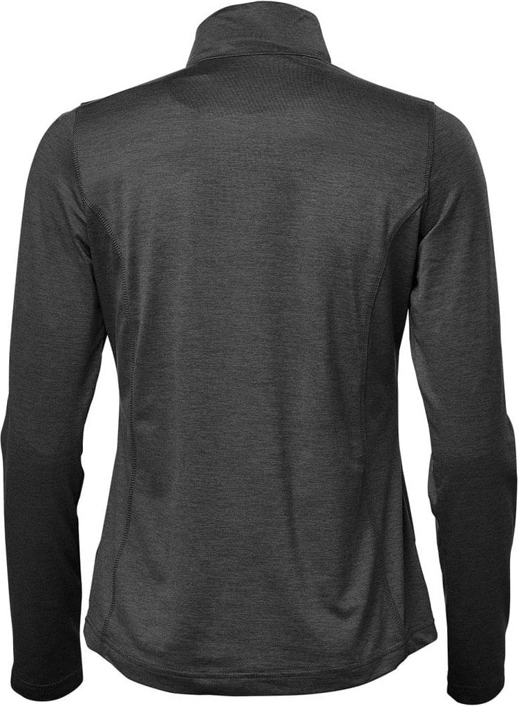 Stormtech Hxr-1w Women’s Milano 1/4 Zip Pullover - Charcoal Heather