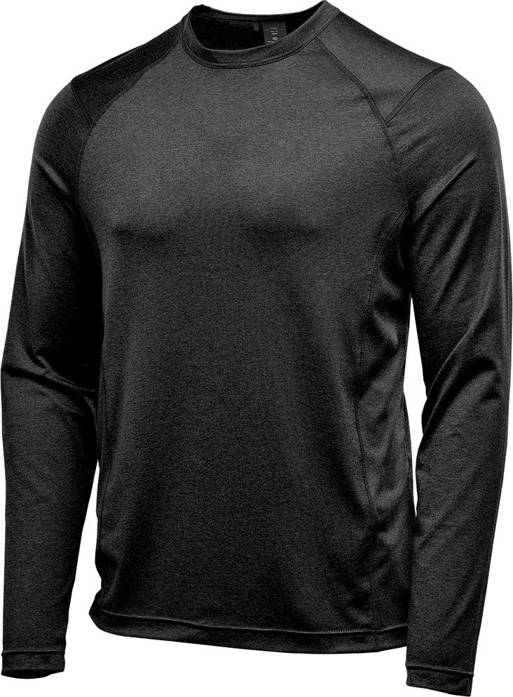 Stormtech Hxr-2 Men’s Milano Crew Neck L/s - Charcoal Heather - Adult s