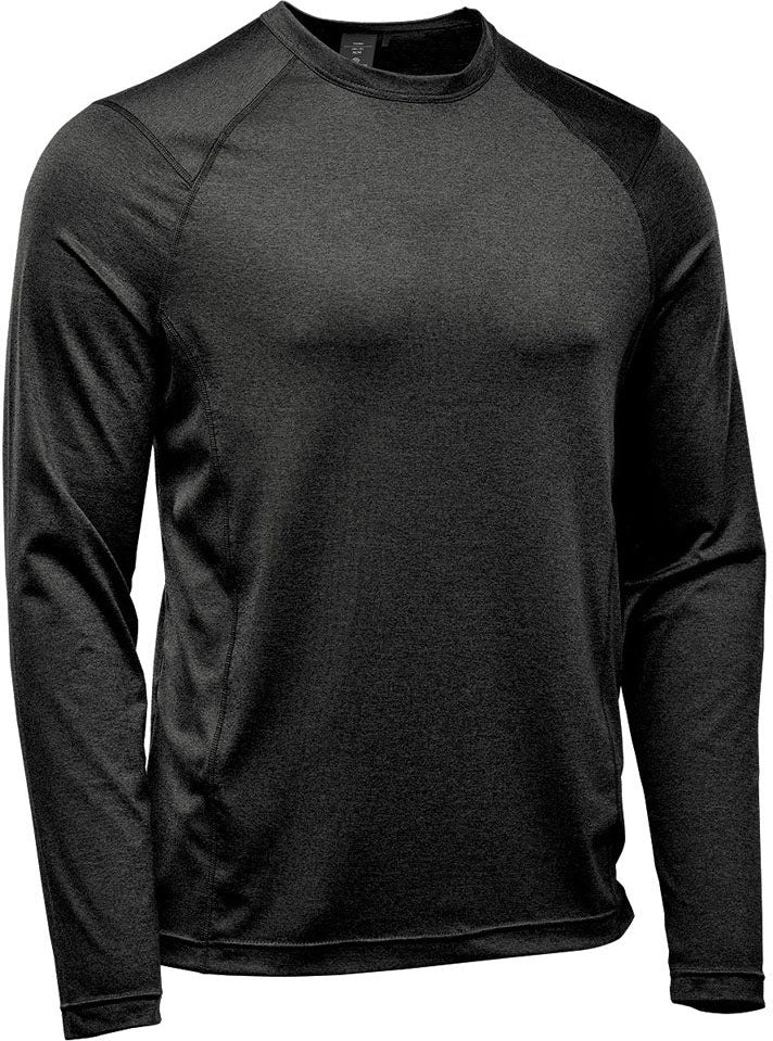 Stormtech Hxr-2 Men’s Milano Crew Neck L/s - Charcoal Heather