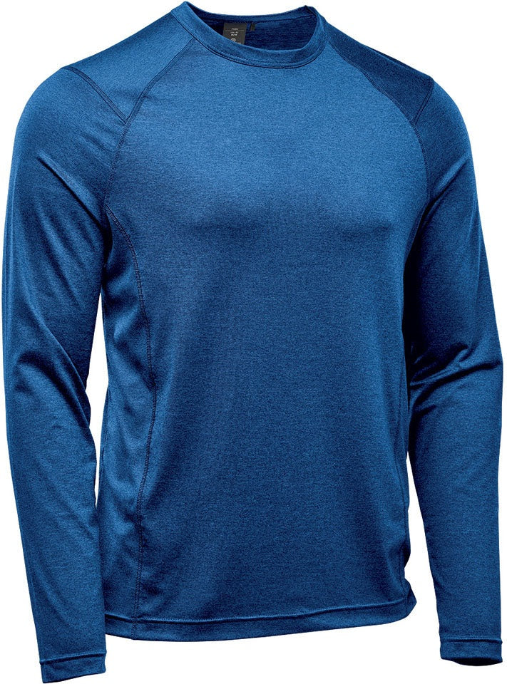 Stormtech Hxr-2 Men’s Milano Crew Neck L/s - Classic Blue Heather