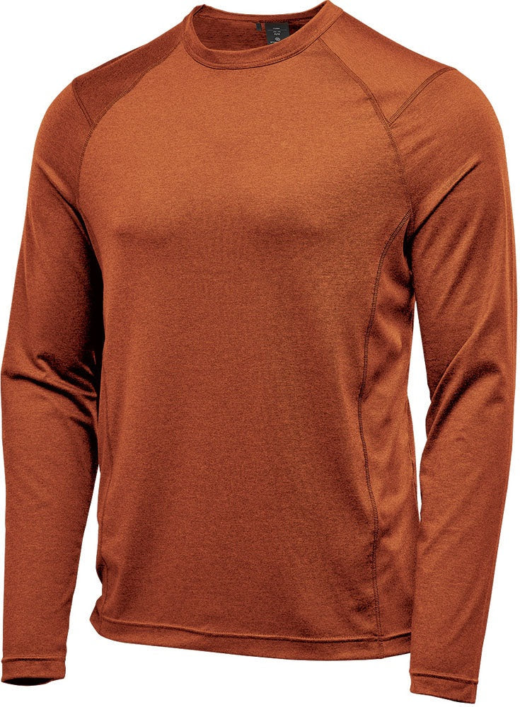 Stormtech Hxr-2 Men’s Milano Crew Neck L/s - Rust Heather