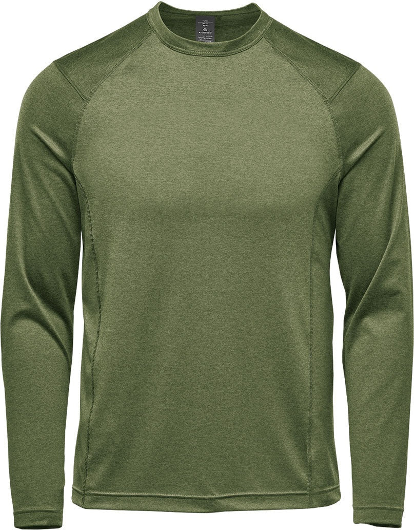 Stormtech Hxr-2 Men’s Milano Crew Neck L/s - Sage Green Heather - Adult s