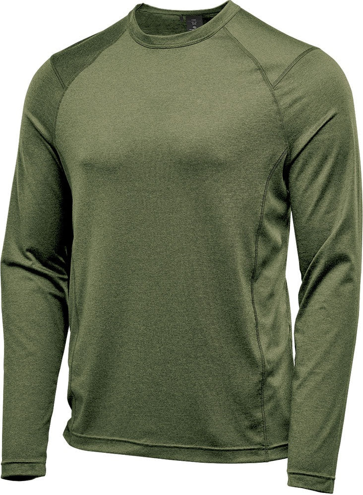 Stormtech Hxr-2 Men’s Milano Crew Neck L/s - Sage Green Heather
