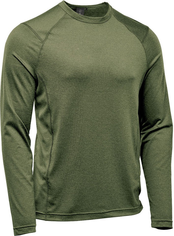 Stormtech Hxr-2 Men’s Milano Crew Neck L/s - Sage Green Heather