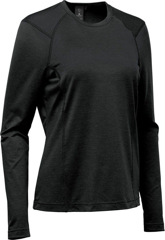 Stormtech Hxr-2w Women’s Milano Crew Neck L/s - Black
