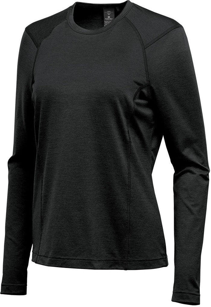 Stormtech Hxr-2w Women’s Milano Crew Neck L/s - Black