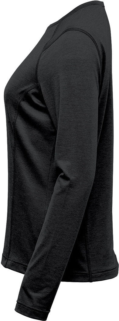 Stormtech Hxr-2w Women’s Milano Crew Neck L/s - Black