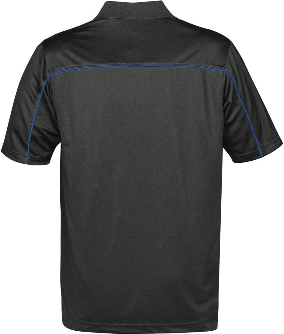Stormtech Ips-2 Men’s Velocity Sport Polo - Black Royal - Adult s