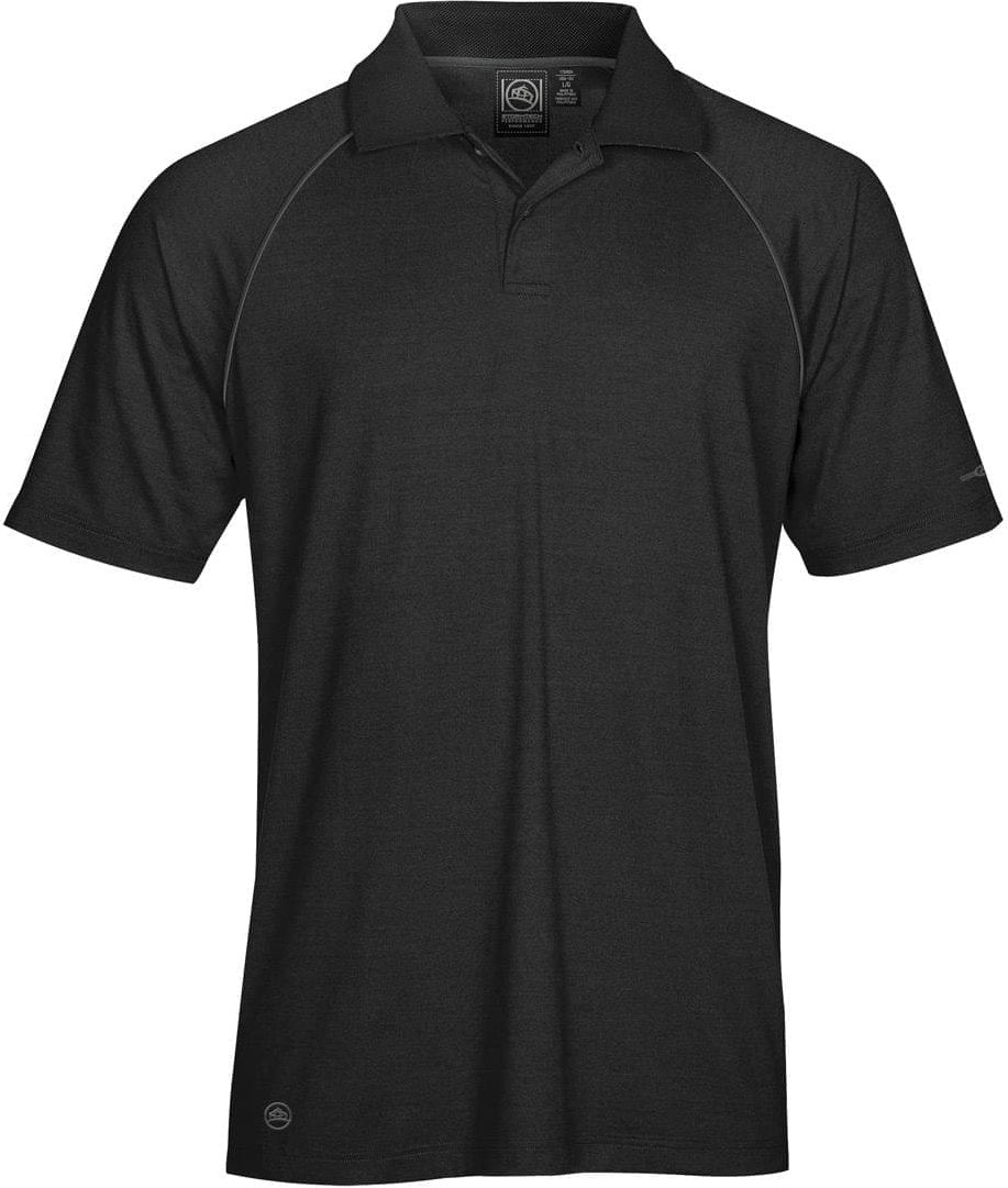 Stormtech Ips-4 Men’s Piranha Performance Polo - Black Granite - Adult s