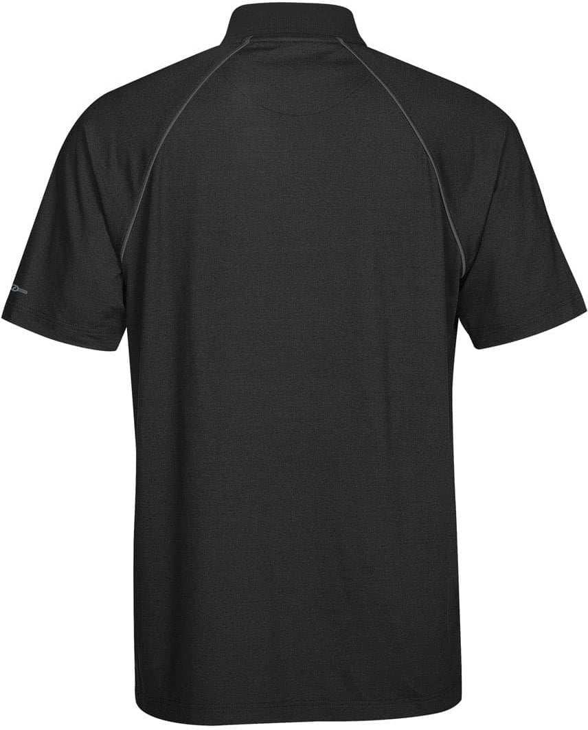 Stormtech Ips-4 Men’s Piranha Performance Polo - Black Granite - Adult s