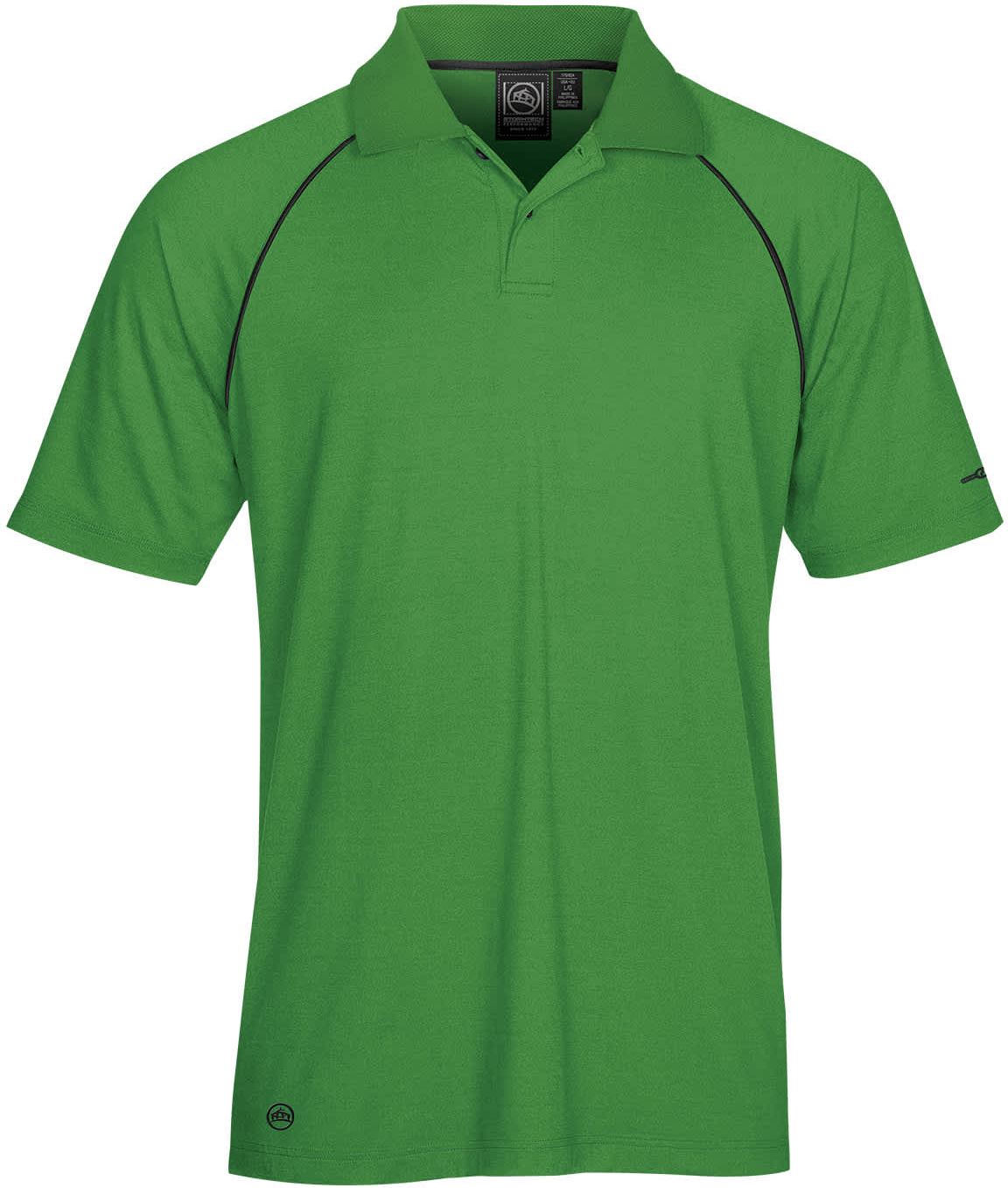 Stormtech Ips-4 Men’s Piranha Performance Polo - Treetop Green Black - Adult s