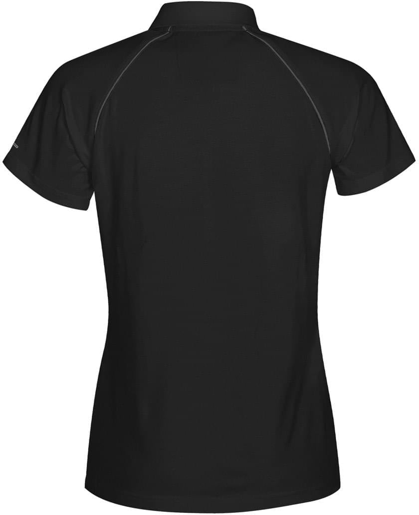 Stormtech Ips-4w Women’s Piranha Performance Polo - Black Granite - Ladies Xs