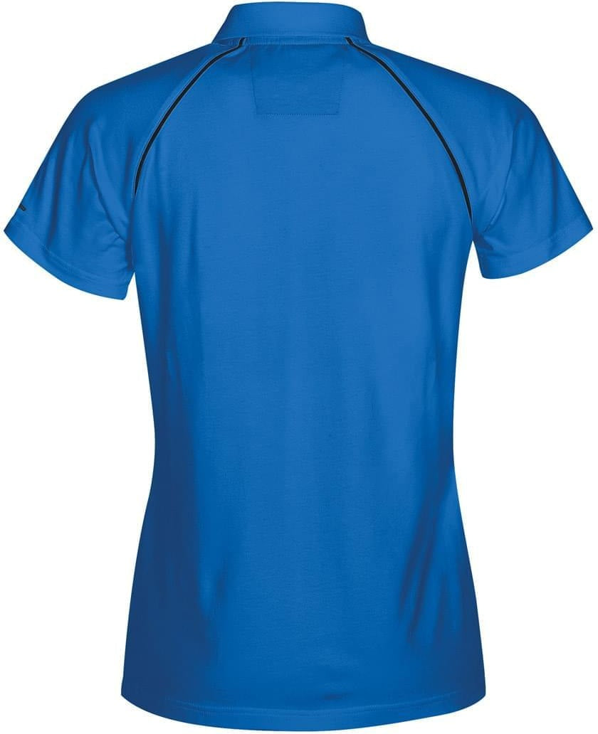Stormtech Ips-4w Women’s Piranha Performance Polo - Marine Blue - Black