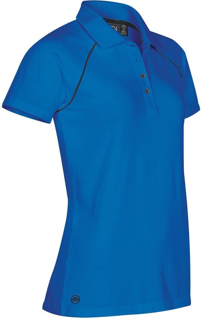 Stormtech Ips-4w Women’s Piranha Performance Polo - Marine Blue - Black