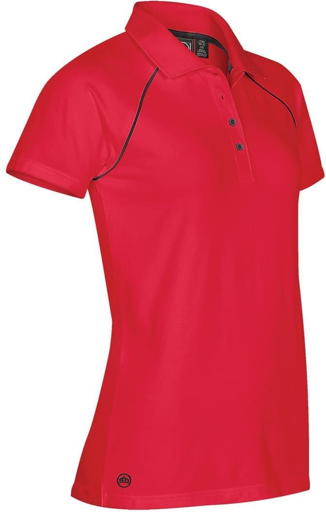 Stormtech Ips-4w Women’s Piranha Performance Polo - Scarlet Black