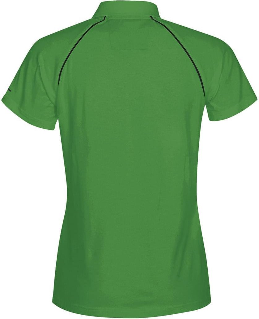 Stormtech Ips-4w Women’s Piranha Performance Polo - Treetop Green Black