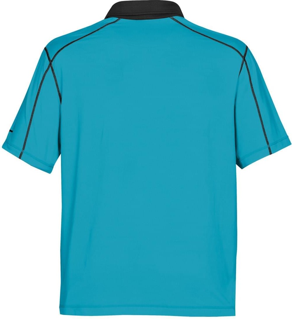 Stormtech Ipz-2 Men’s Odyssey Performance Polo - Electric Blue Black