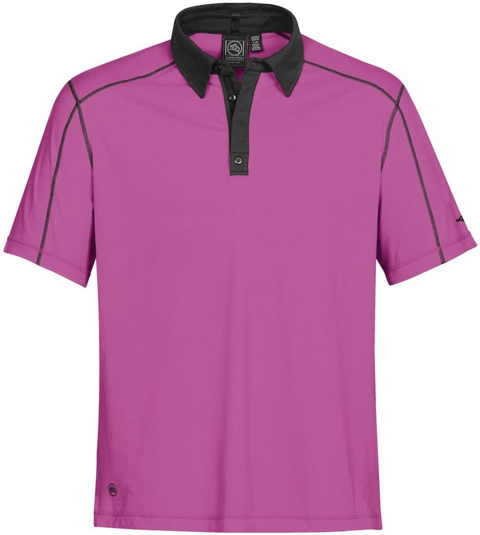 Stormtech Ipz-2 Men’s Odyssey Performance Polo - Lilac Black - Adult s