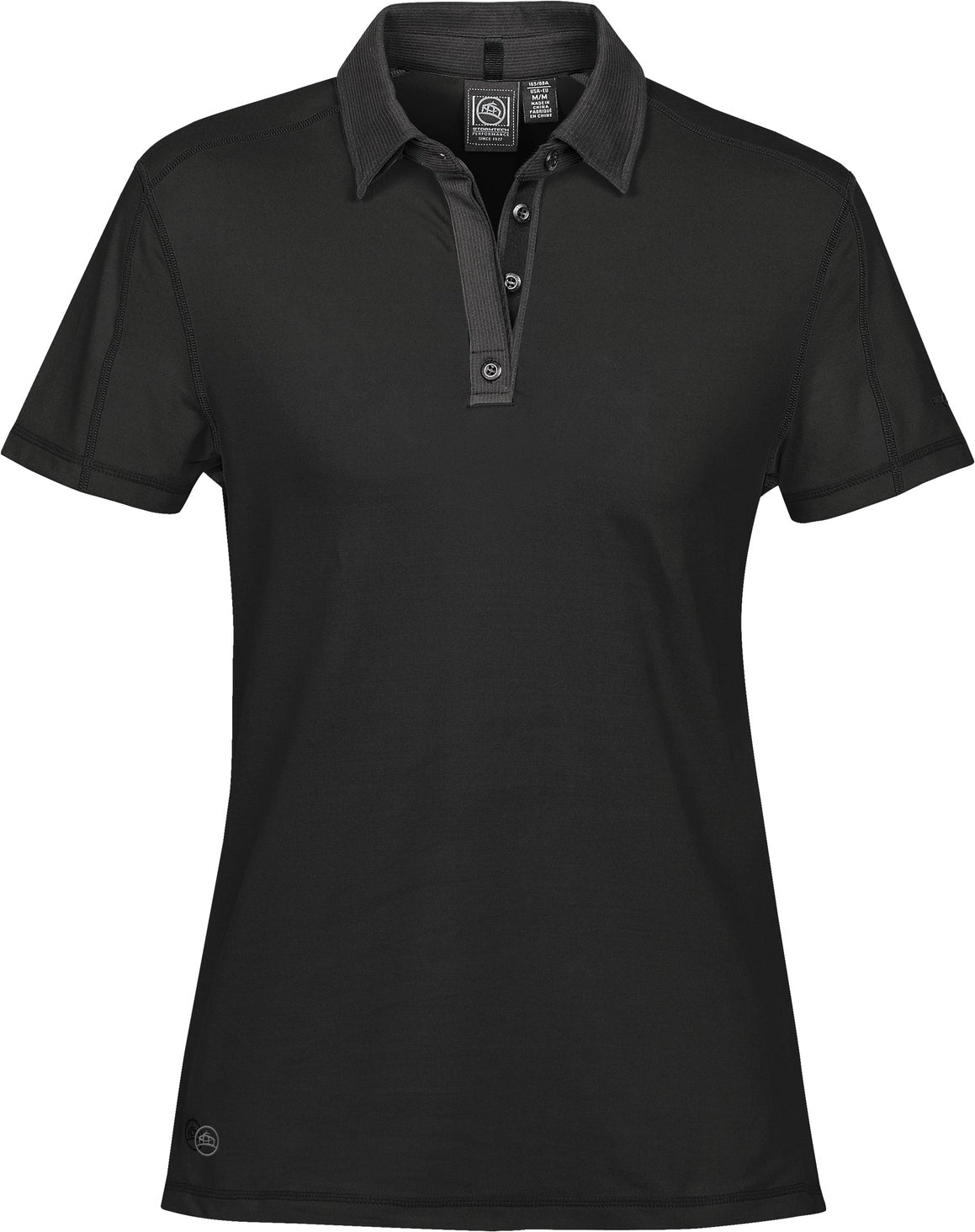 Stormtech Ipz-2w Women’s Odyssey Performance Polo - Black - Ladies Xs