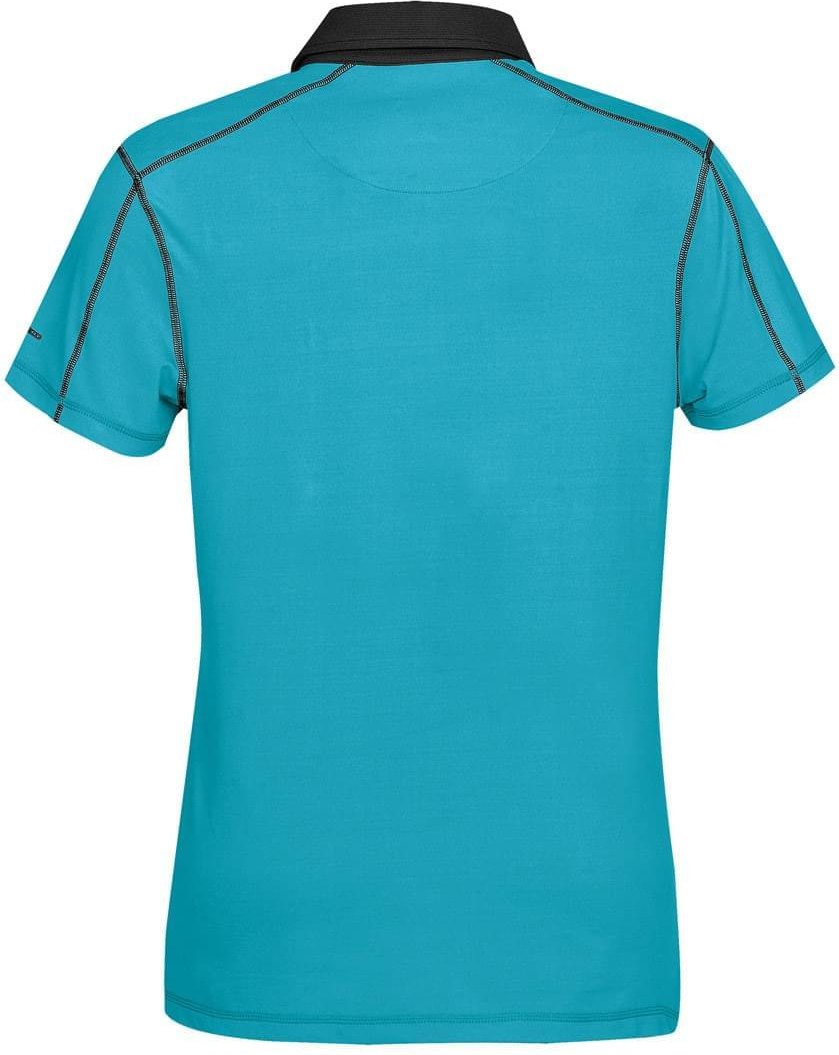 Stormtech Ipz-2w Women’s Odyssey Performance Polo - Electric Blue Black