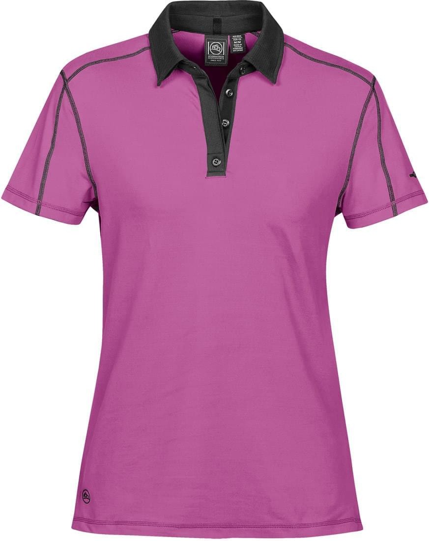 Stormtech Ipz-2w Women’s Odyssey Performance Polo - Lilac Black - Ladies Xs