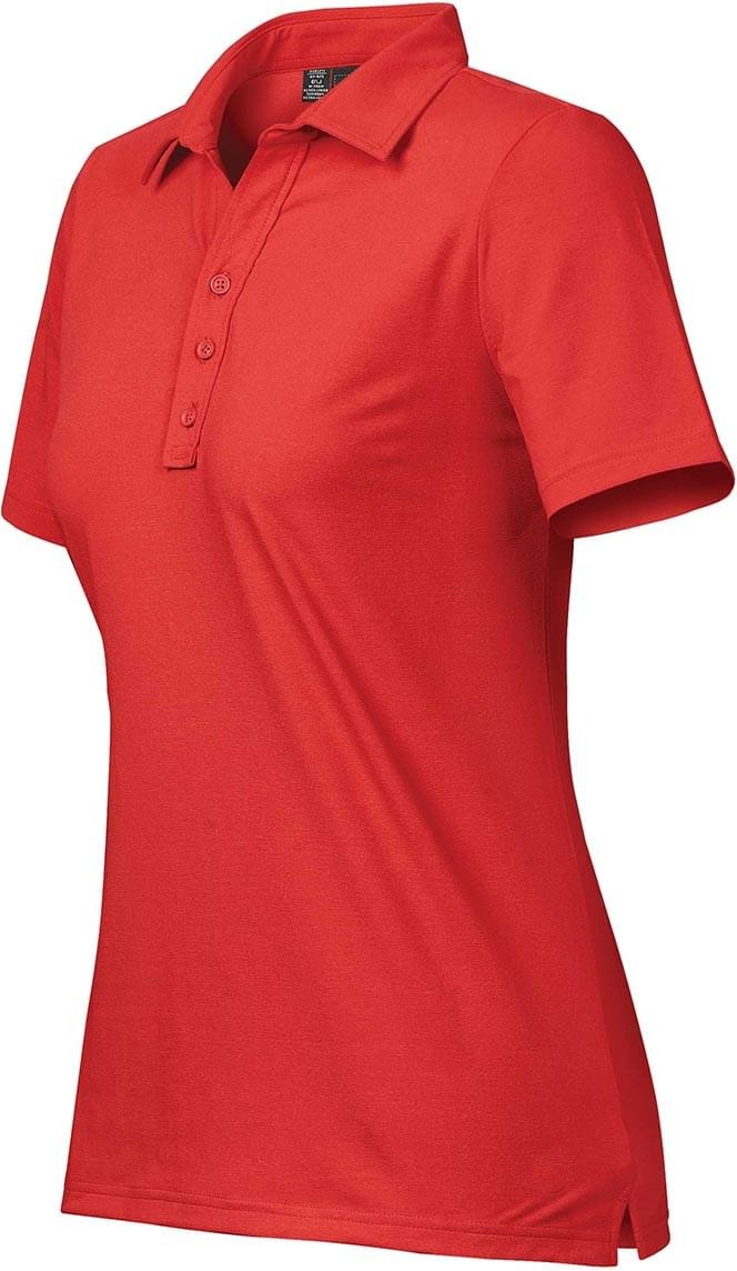 Stormtech Ipz-5w Women’s Solstice Performance Polo - Bright Red
