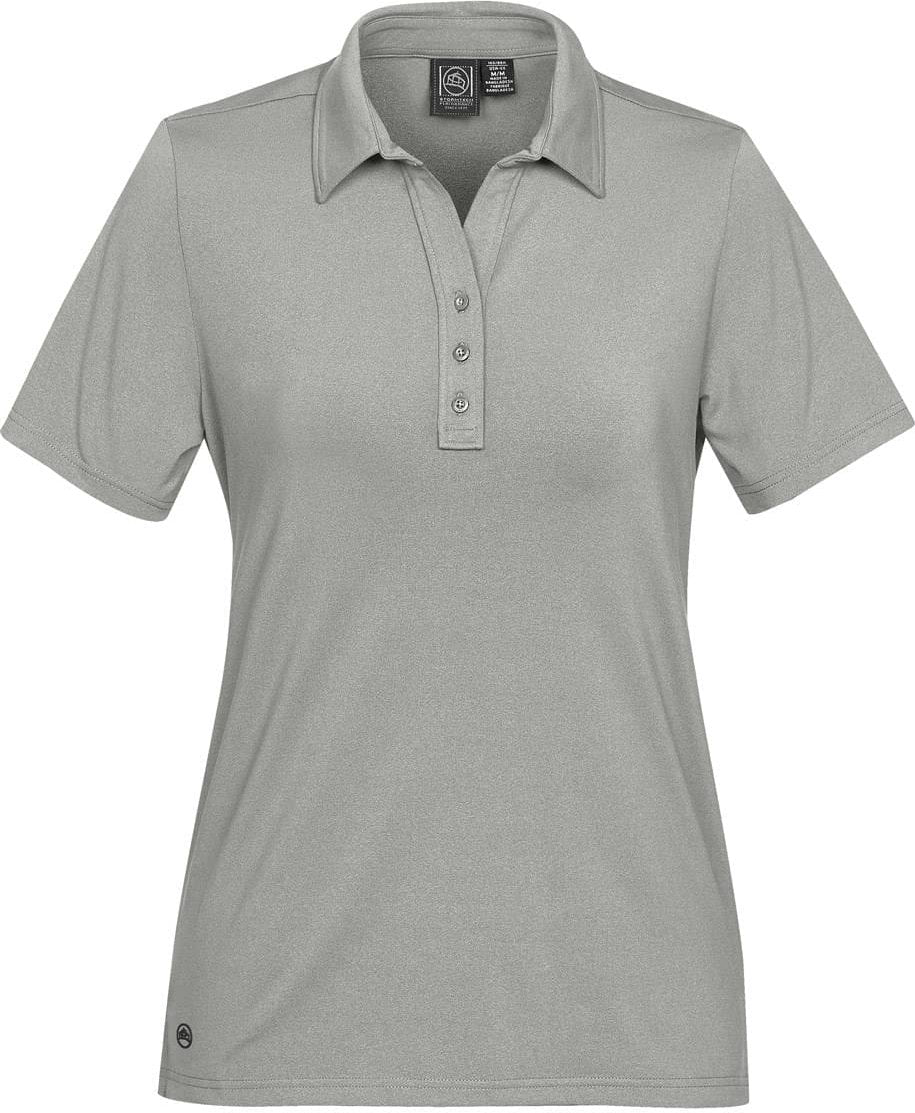 Stormtech Ipz-5w Women’s Solstice Performance Polo - Cool Silver - Ladies Xs