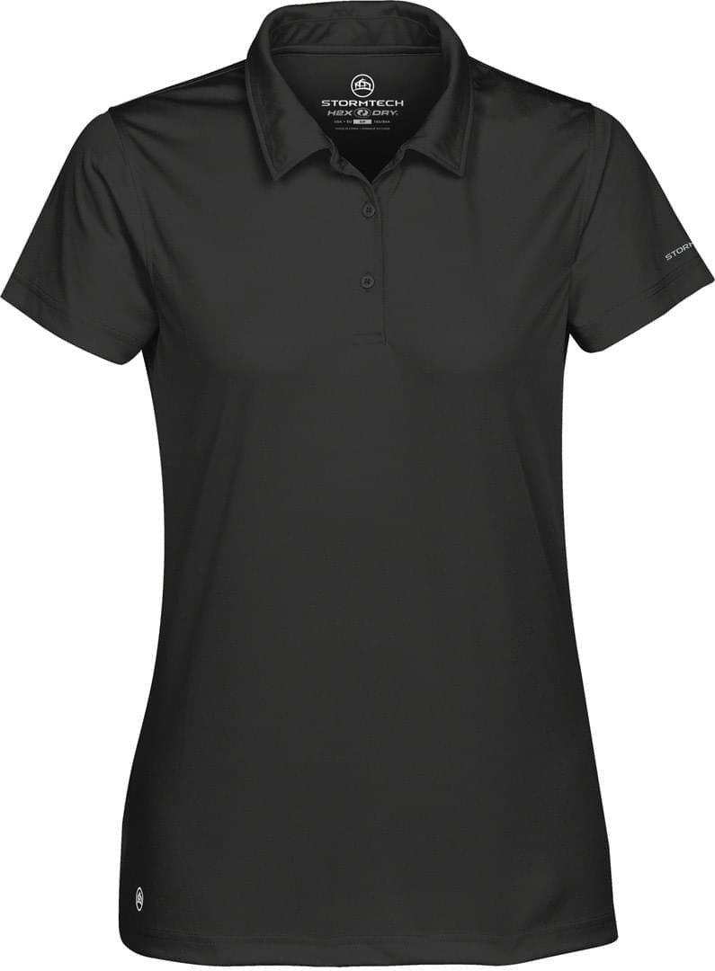Stormtech Is-1w Women’s Sport Basic H2x-dry Polo - Black - Ladies Xs