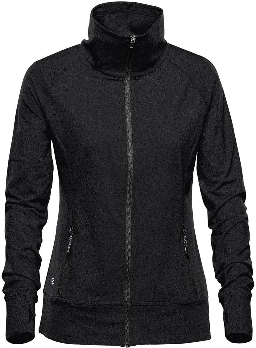 Stormtech Jlc-1w Women’s Pacific Knit Full Zip Jacket - Black - Ladies 2xs