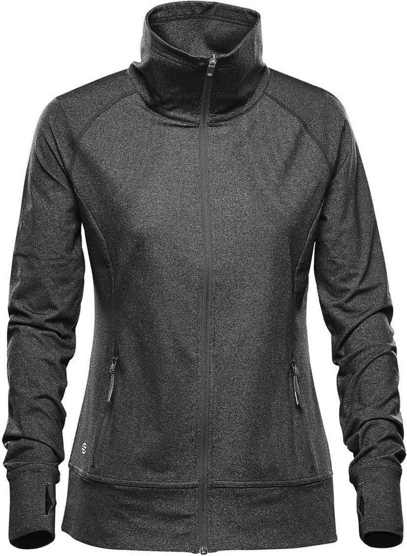 Stormtech Jlc-1w Women’s Pacific Knit Full Zip Jacket - Graphite Heather - Ladies 2xs