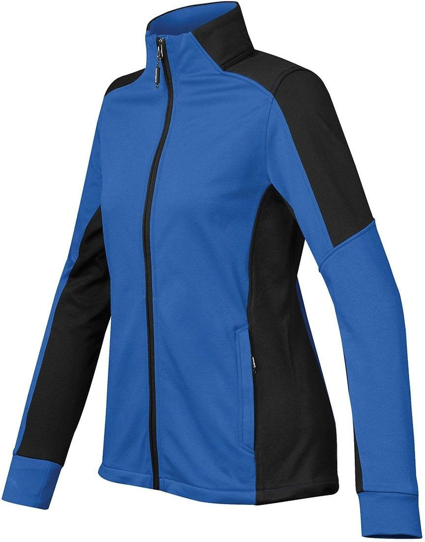 Stormtech Jlx-1w Women’s Chakra Fleece Jacket - Azure Blue Black