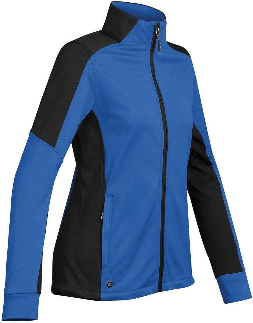 Stormtech Jlx-1w Women’s Chakra Fleece Jacket - Azure Blue Black