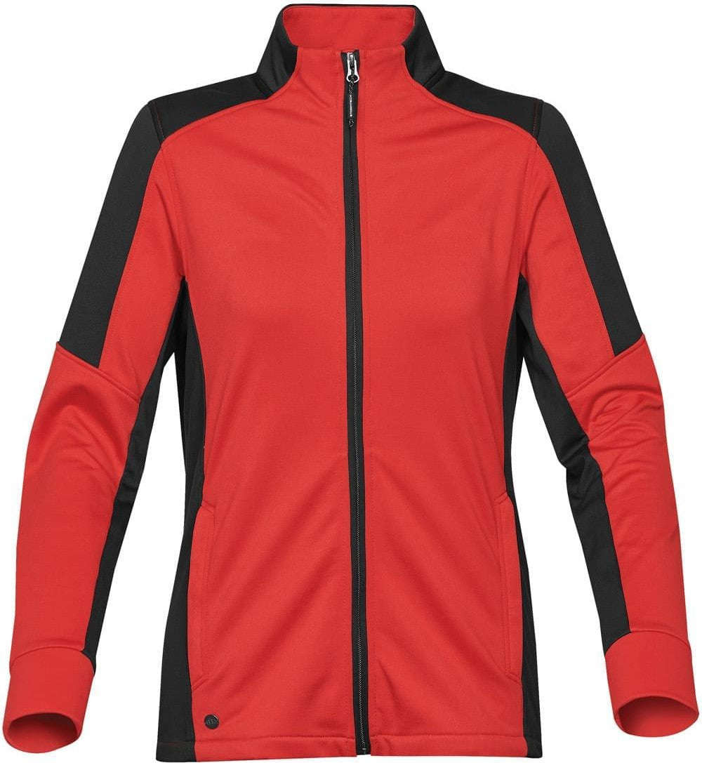 Stormtech Jlx-1w Women’s Chakra Fleece Jacket - Bright Red Black - Ladies m