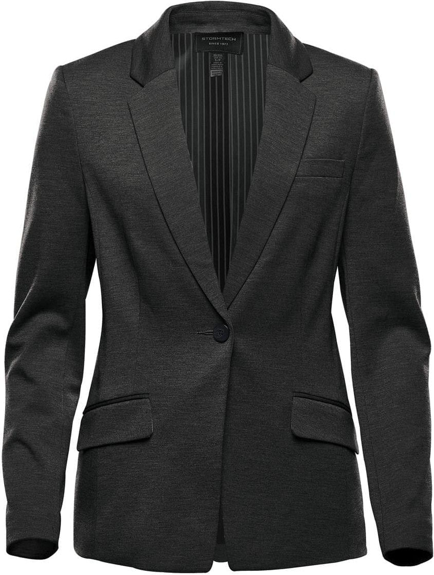 Stormtech Knb-1w Women’s Delano Knit Blazer - Black - Ladies 2xs