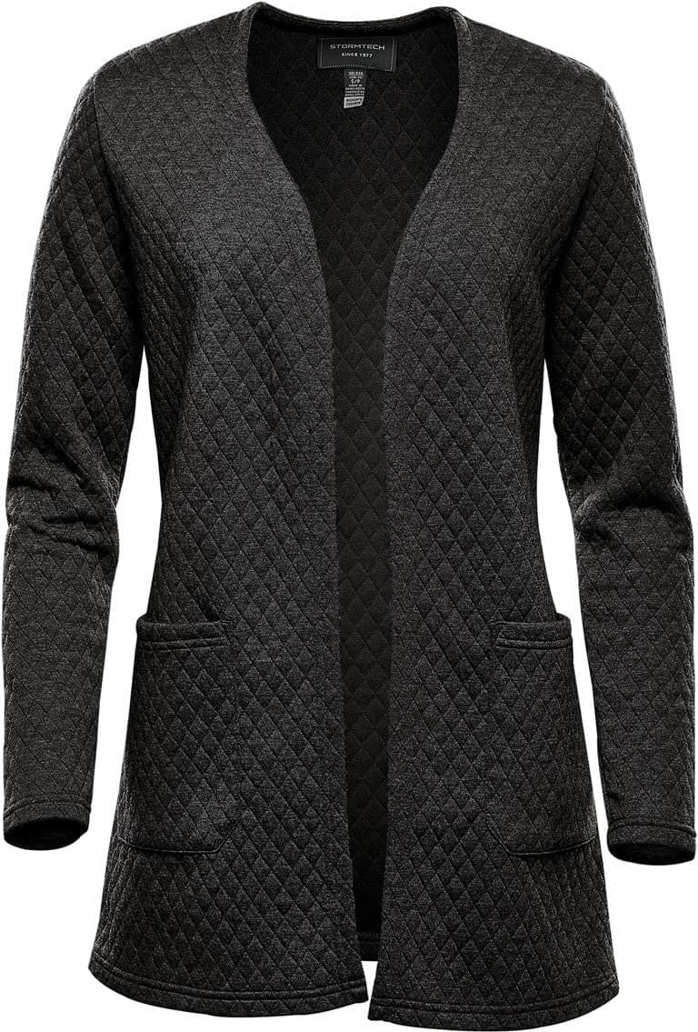 Stormtech Knb-2w Women’s Chelsea Open Cardigan - Black - Ladies Xs