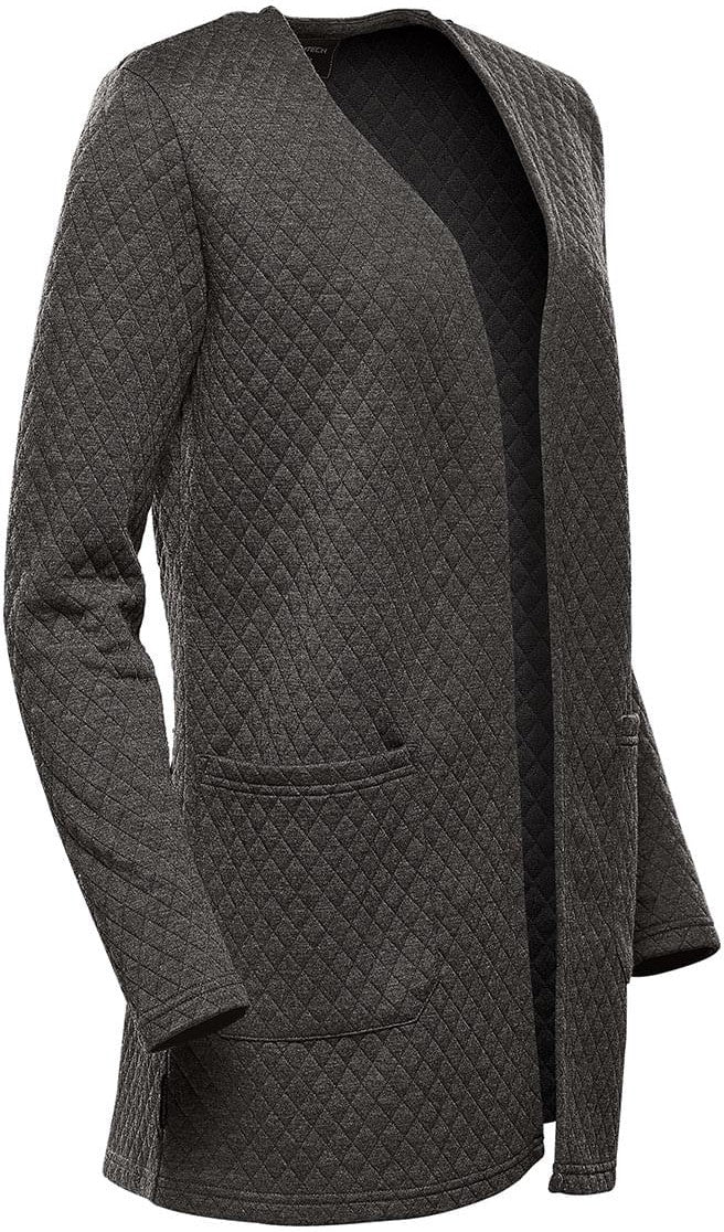 Stormtech Knb-2w Women’s Chelsea Open Cardigan - Graphite Heather