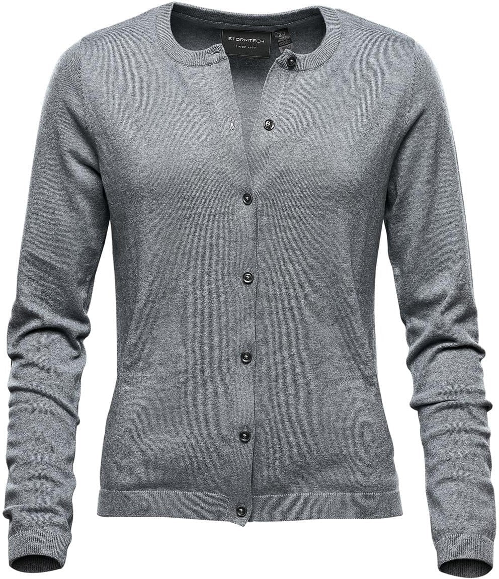 Stormtech Knc-1w Women’s Avondale Cardigan - Gray Heather - Ladies 2xs