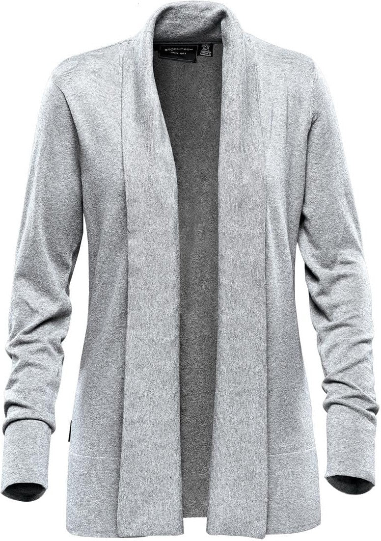 Stormtech Knc-2w Women’s Soho Cardigan - Gray Heather - Ladies Xs