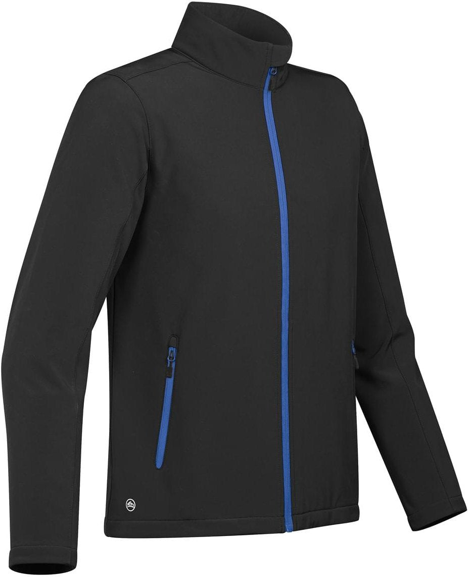Stormtech Ksb-1 Men’s Orbiter Softshell - Black Azure Blue