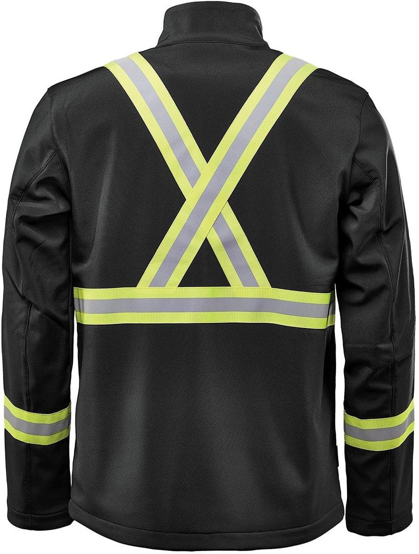 Stormtech Ksb-1r Men’s Orbiter Reflective Softshell - Black - Adult s