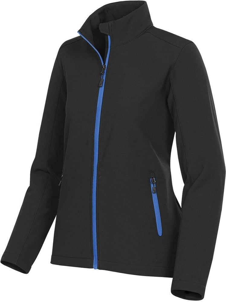 Stormtech Ksb-1w Women’s Orbiter Softshell - Black Azure Blue