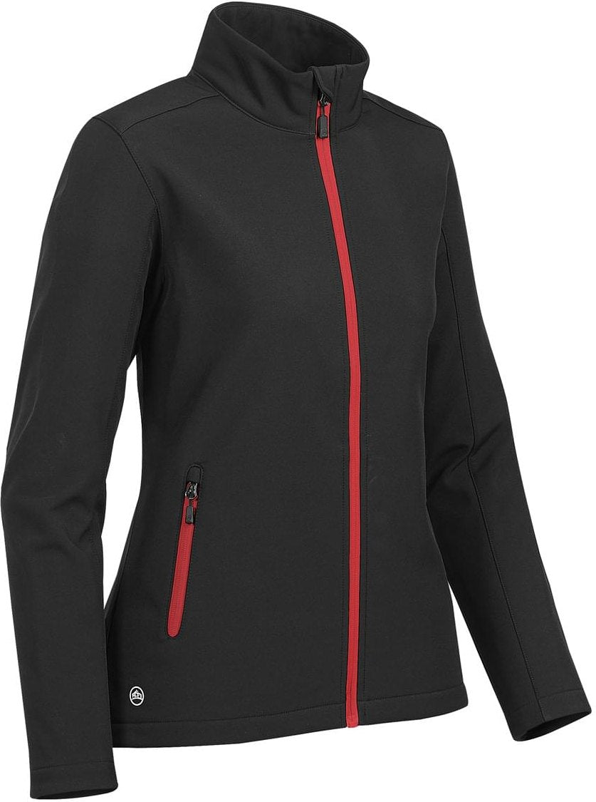 Stormtech Ksb-1w Women’s Orbiter Softshell - Black Bright Red