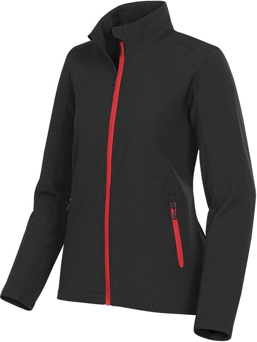 Stormtech Ksb-1w Women’s Orbiter Softshell - Black Bright Red