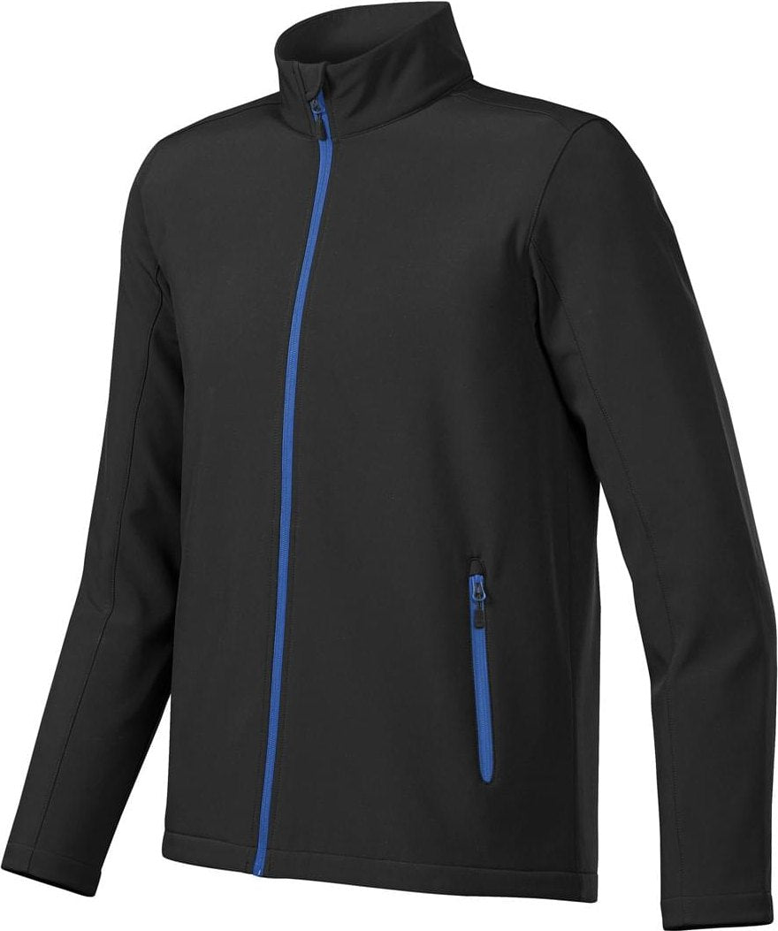 Stormtech Ksb-1y Youth Orbiter Softshell - Black Azure Blue