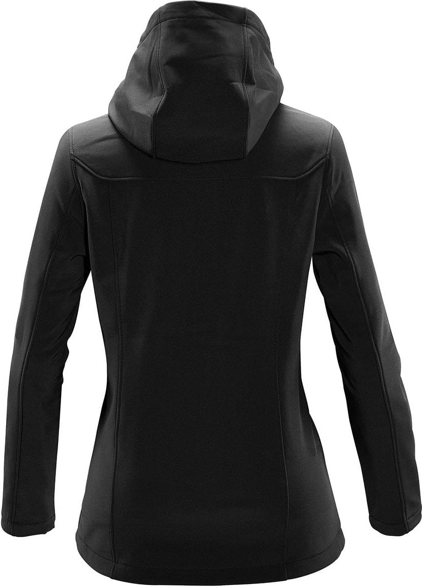 Stormtech Ksh-1w Women’s Orbiter Softshell Hoody - Black - Dolphin - Black - Dolphin / Xs / Womens