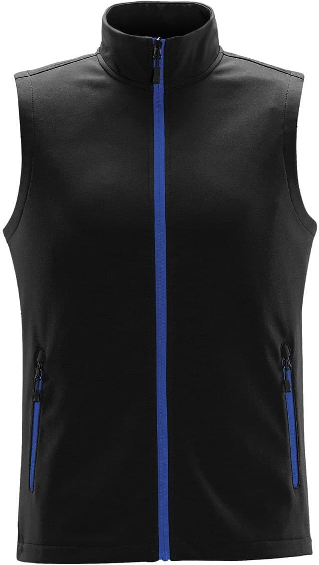 Stormtech Ksv-1 Men’s Orbiter Softshell Vest - Black Azure Blue - Adult s